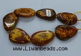 CNG2653 15.5 inches 38*48mm - 42*55mm freeform agate beads