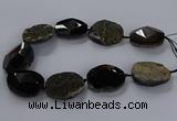 CNG2686 15.5 inches 28*40mm - 30*42mm freeform agate beads