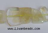 CNG2706 15.5 inches 13*18mm - 15*20mm freeform natural citrine beads