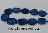 CNG2778 15.5 inches 30*35mm - 35*40mm freeform agate beads