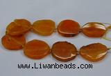 CNG2784 15.5 inches 35*40mm - 45*50mm freeform agate beads