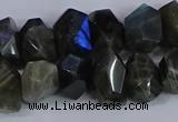 CNG2830 15.5 inches 10*14mm - 13*18mm faceted nuggets labradorite beads