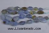 CNG2835 15.5 inches 12*16mm - 22*35mm nuggets blue lace agate beads