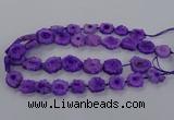 CNG2849 15.5 inches 15*20mm - 25*30mm freeform druzy agate beads