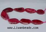 CNG2952 15.5 inches 25*35mm - 30*50mm freeform agate beads