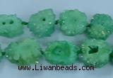 CNG2971 15.5 inches 8*10mm - 15*18mm freeform druzy agate beads