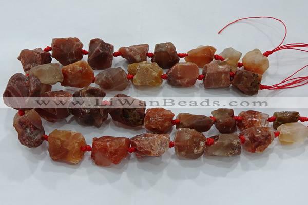 CNG3001 15.5 inches 15*20mm - 22*30mm nuggets agate beads