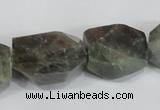 CNG306 15.5 inches 18*25mm faceted nuggets labradorite gemstone beads