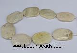 CNG3073 15.5 inches 30*45mm - 35*50mm freeform chrysanthemum agate beads