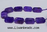 CNG3081 15.5 inches 30*40mm - 35*45mm freeform agate beads