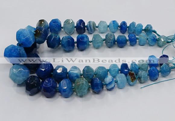 CNG3178 15.5 inches 12*16mm - 25*30mm nuggets agate beads