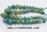 CNG3232 15.5 inches 12*16mm - 25*30mm nuggets agate beads