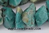 CNG3246 15.5 inches 25*35mm - 30*40mm nuggets amazonite beads