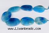 CNG3352 15.5 inches 40*50mm - 45*60mm freeform agate beads