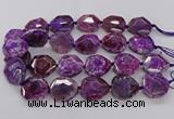 CNG3401 15.5 inches 28*30mm - 30*32mm faceted freeform agate beads