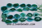 CNG3457 15.5 inches 20*30mm - 30*40mm freeform agate beads