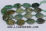 CNG3483 25*35mm - 30*40mm freeform chrysanthemum agate beads