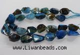 CNG3510 15.5 inches 15*20mm - 18*25mm faceted nuggets agate beads