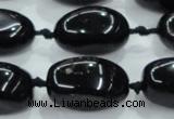 CNG352 15.5 inches 15*20mm - 20*35mm nuggets obsidian beads