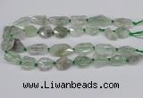 CNG3534 15.5 inches 15*20mm - 20*30mm freeform green quartz beads