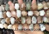 CNG3604 15.5 inches 13*20mm - 15*24mm faceted nuggets morganite beads