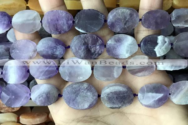 CNG3702 15.5 inches 15*20mm freeform rough dogtooth amethyst beads