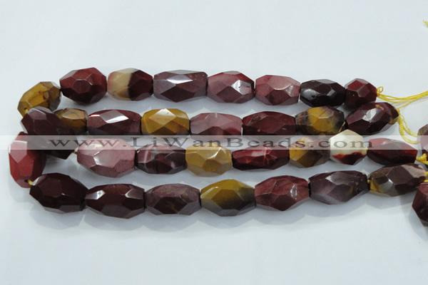 CNG371 15.5 inches 20*25mm faceted nuggets mookaite beads