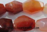 CNG391 15.5 inches 13*18mm – 18*24mm faceted nuggets agate beads