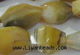 CNG396 15.5 inches 15*25mm – 22*30mm faceted nuggets agate beads