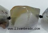 CNG413 15.5 inches 18*20mm - 25*35mm nuggets agate gemstone beads