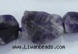 CNG435 15.5 inches 15*20mm – 20*32mm nuggets amethyst beads