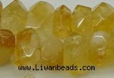 CNG5048 15.5 inches 12*16mm - 13*18mm faceted nuggets citrine beads