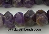 CNG5052 13*18mm - 15*20mm faceted nuggets dogtooth amethyst beads