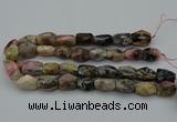 CNG5066 15.5 inches 13*20mm - 15*25mm faceted nuggets pink opal beads