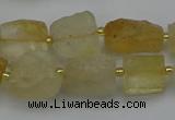 CNG5073 15.5 inches 8*10mm - 15*20mm nuggets citrine beads