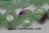 CNG5139 15.5 inches 15*18mm - 15*20mm faceted freeform fluorite beads