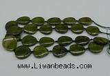 CNG5167 15.5 inches 16*22mm - 30*35mm freeform green gemstone beads