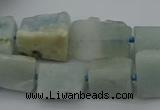 CNG5244 15.5 inches 8*12mm - 15*25mm nuggets aquamarine beads