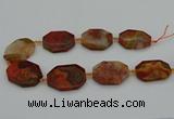 CNG5317 15.5 inches 25*35mm - 35*45mm freeform agate beads