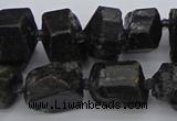 CNG5459 15.5 inches 12*16mm - 15*20mm nuggets black tourmaline beads