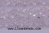 CNG5471 15.5 inches 6mm faceted nuggets white crystal beads