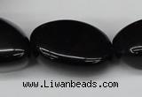 CNG55 15.5 inches 10*12mm - 20*35mm nuggets black agate beads