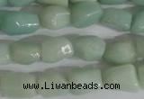 CNG554 15.5 inches 6*8mm nuggets amazonite gemstone beads