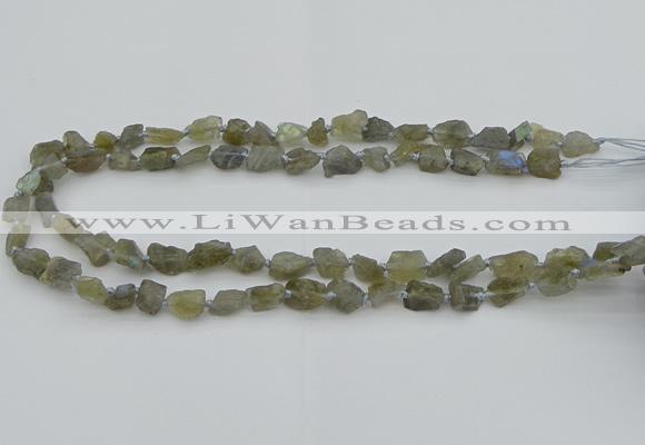 CNG5620 6*9mm - 10*16mm nuggets labradorite gemstone beads