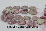 CNG5745 15.5 inches 25*35mm - 30*40mm freeform pink tourmaline beads