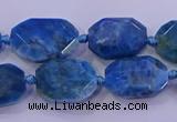 CNG5787 10*14mm - 12*16mm faceted freeform apatite beads