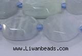 CNG5809 15.5 inches 10*14mm - 12*16mm faceted freeform aquamarine beads