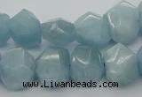 CNG5830 15.5 inches 12*16mm - 13*18mm faceted nuggets aquamarine beads