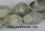 CNG5833 15.5 inches 12*16mm - 15*25mm faceted nuggets moonstone beads