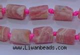 CNG5914 15.5 inches 4*6mm - 6*10mm nuggets rough rhodochrosite beads